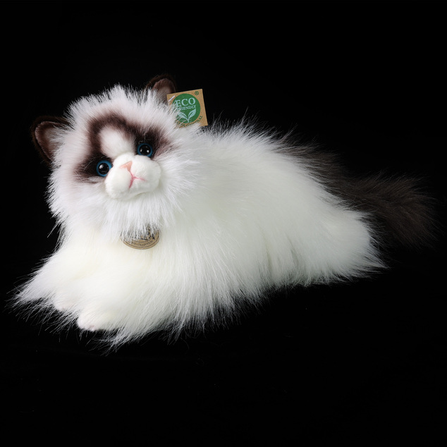 Plüschkatze Ragdoll liegend 35 cm ECO-FRIENDLY