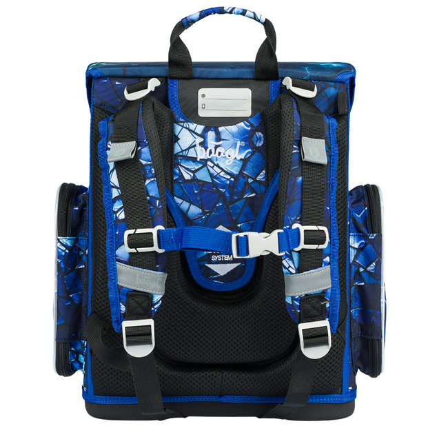 BAAGL SET 5 Ergo Robot: cartella, astuccio, sacchetto, grembiule, portafoglio