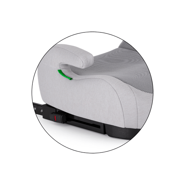 PETITE&amp;MARS Podsedák Optimus Pro i-Size Air Gentle Grey 125 - 150 cm (22-36 kg)