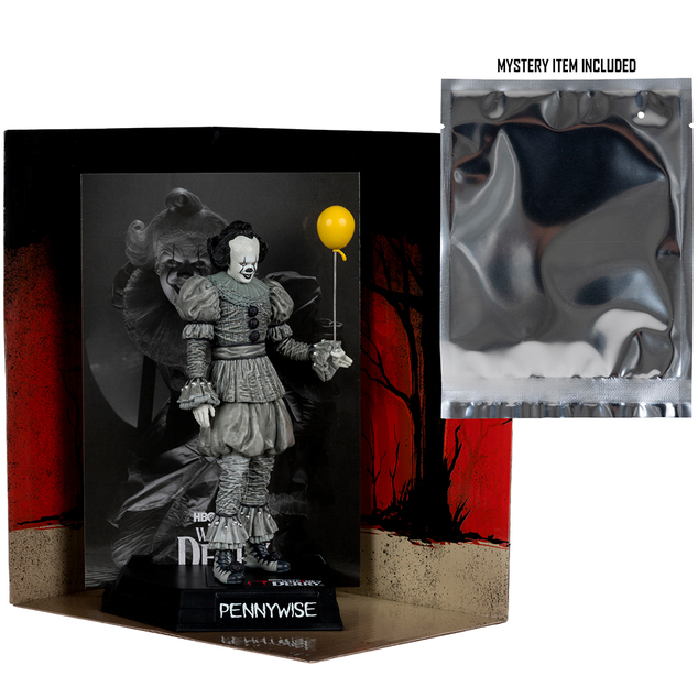IT figura Üdvözöljük Derryben - Pennywise (Fekete-fehér) - McFarlane