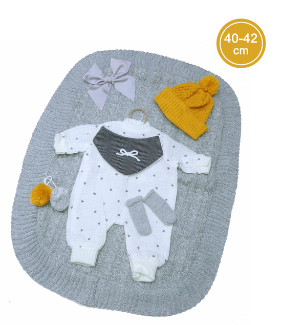 Llorens 740S NEW BORN 2 v 1 - realistická bábika bábätko so zvukmi a mäkkým látkovým telom