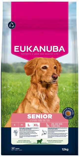 Krmivo EUKANUBA Senior Large rich in lamb 12 kg