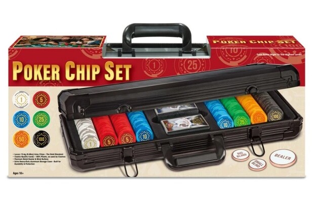 Ensemble de poker ProPoker 400 ELITE avec jetons 14g