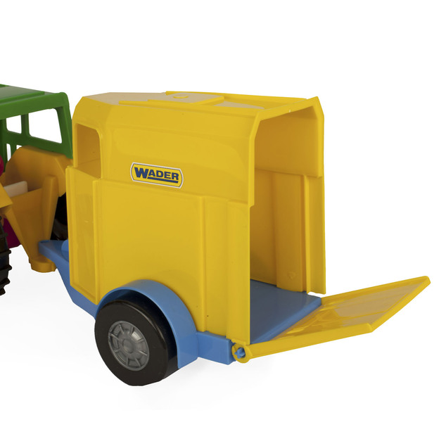 Wader Traktor s prívesom na kone