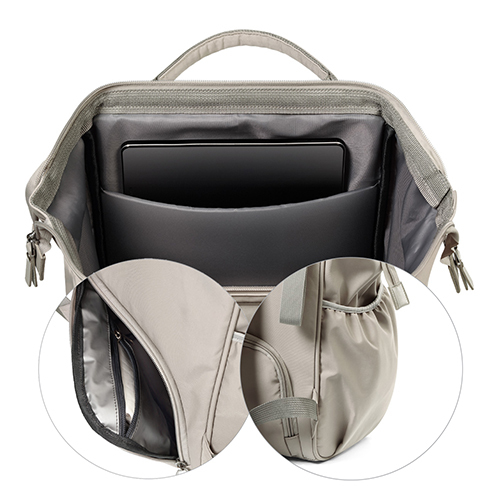 BABYONO Taška prebaľovacia/batoh Modern Style beige