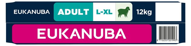 Krmivo EUKANUBA Adult Large rich in lamb and rice 12 kg