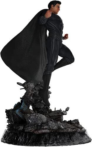 Weta Workshop Justice League - Superman Black Suit Statue 1/4 Maßstab