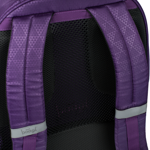 BAAGL Školski ruksak Coolmate Plum