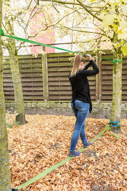 Small Foot Slackline set (vrátane ochrany stromu)