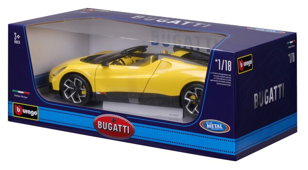 Bburago 1:18 TOP - Bugatti Mistral - Yellow