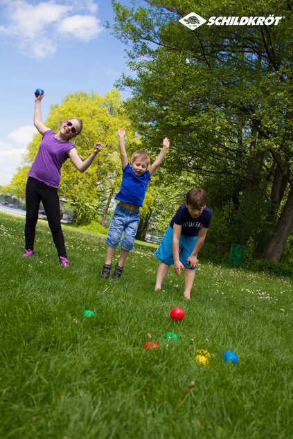 Schildkröt – Boccia - set divertente con palline colorate