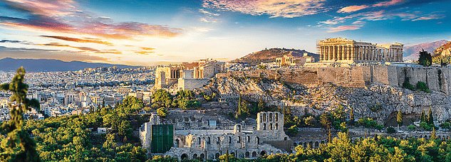 Trefl Panorama-Puzzle 500 - Akropolis, Athen