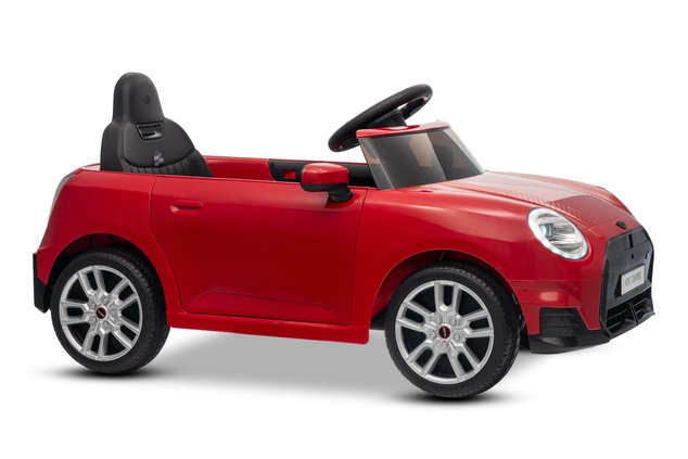 Elektrické autíčko BMW Mini Cooper 12V, červené, USB Vstup s Bluetooth pripojením na MP3 P