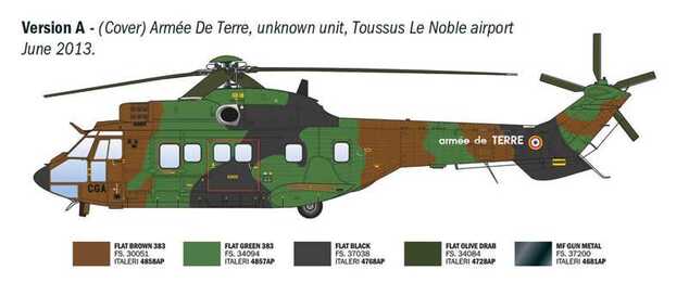 Model Kit helicóptero 91096 - AS332 Super Puma (1:72)