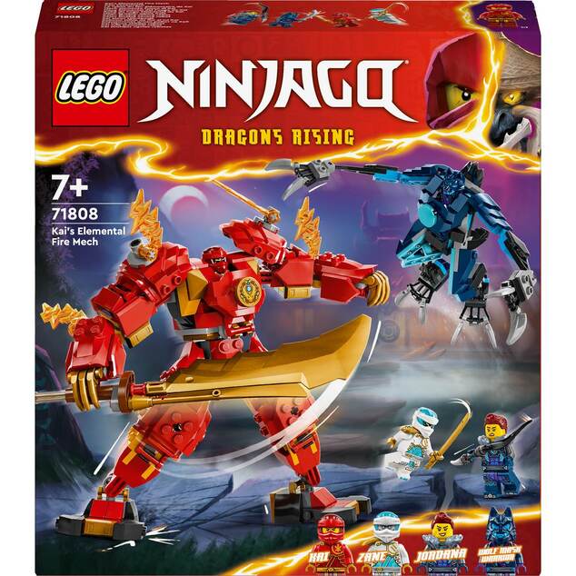 LEGO® NINJAGO® 71808 Kaiov živelný ohnivý robot