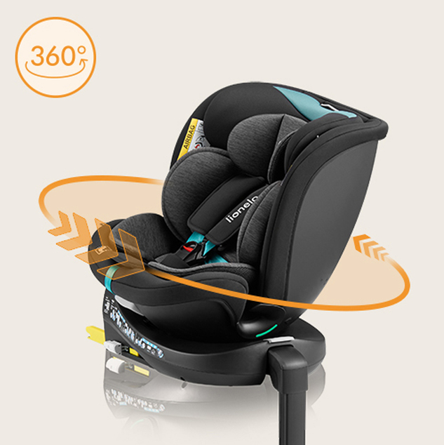 Lionelo Autosedačka Navy i-Size (40-150 cm) Black Turquoise