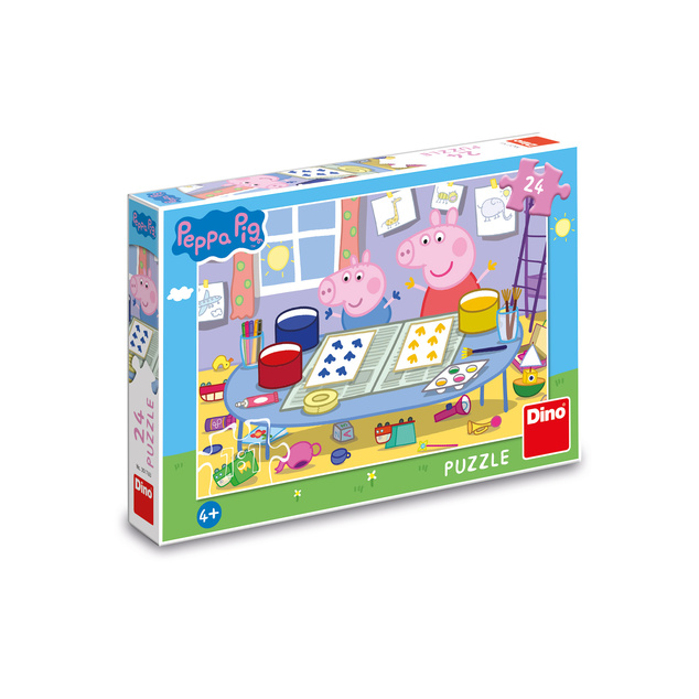 Puzzle Peppa Pig: Výtvarník 24 dielikov