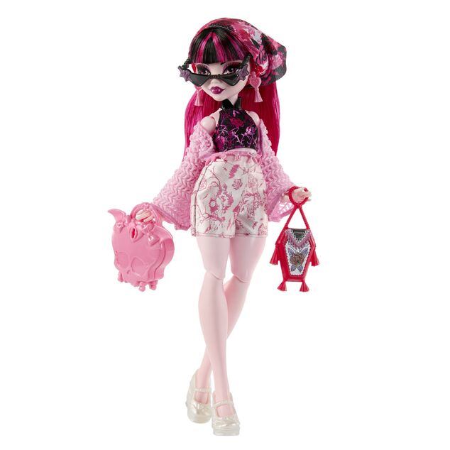 Mattel Monster High Skulltimate secrets Destination muñeca DRACULAURA, JDR50