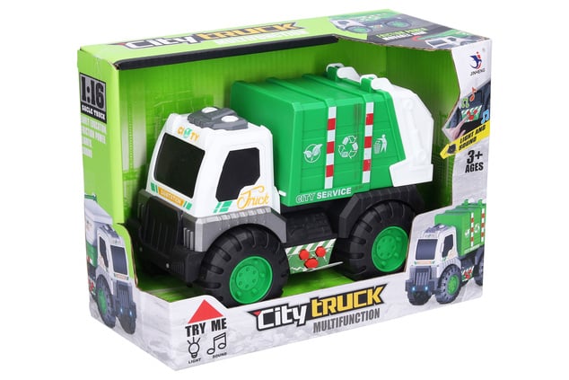 Camion dei rifiuti con effetti 20cm