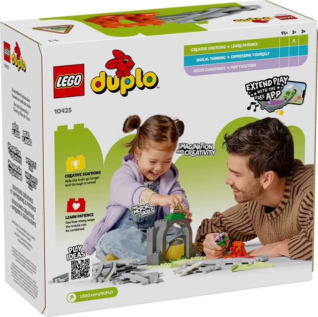 LEGO® DUPLO® 10425 Železničný tunel a koľajnice – rozširujúca sada