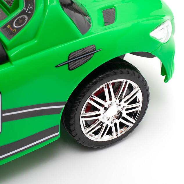 Detské odrážadlo so zvukom Baby Mix RACER zelené