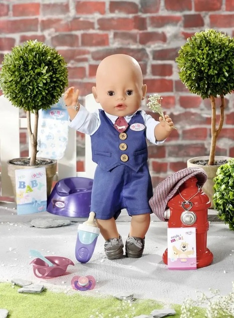 Baby Born Soft Touch, chlapček v elegantnom oblečení 831274, 43 cm