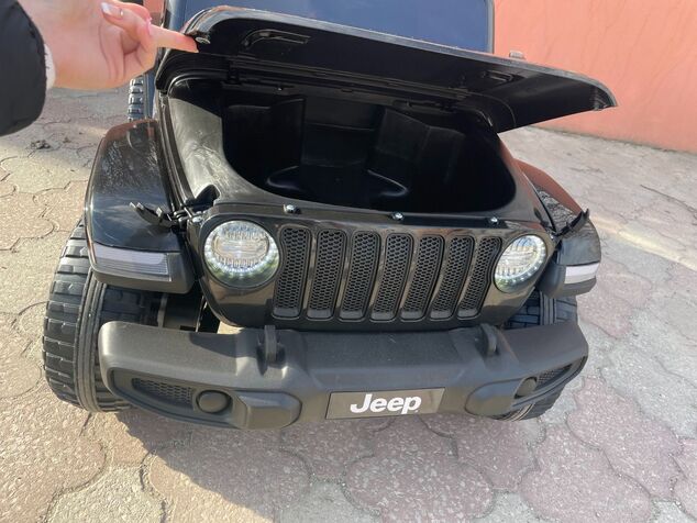 Elektrické autíčko JEEP Wrangler, Jednomiestne, čierne