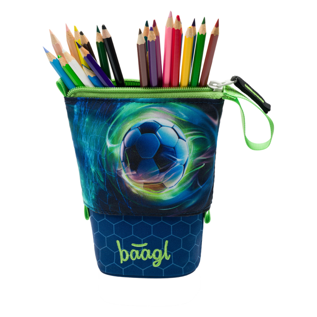BAAGL Schulmäppchen Pop Up Fußball GRS
