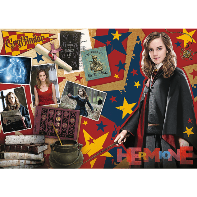 Trefl Puzzle Harry Potter, Harry Potter, Ron, Hermiona 3v1 400 + 500 + 600 dielikov