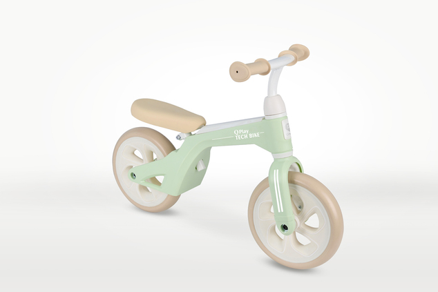 QPLAY Bicicletă fără pedale Tech Mint, vârstă 2-4 ani, până la 30 kg