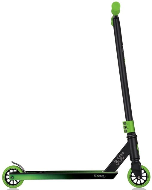 Globber Freestyle Kolobežka STUNT SCOOTER GS 360 Black - lime green