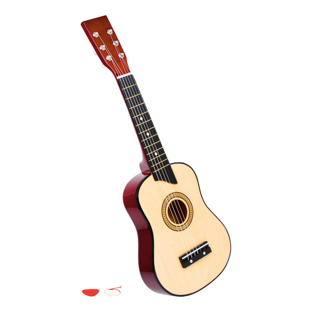 Small Foot Chitarra giocattolo per bambini in legno naturale