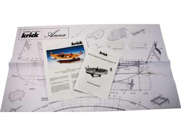 Krick Anna kit s parným strojom V2