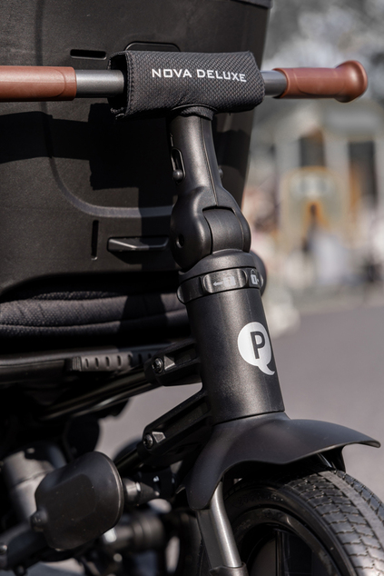 QPLAY Tříkolka Nova Deluxe 5v1 Black, 10-72 měsíců