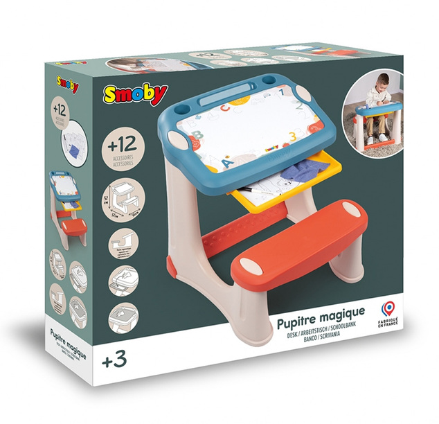 Smoby Magický písací stôl s lavicou