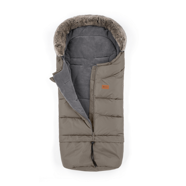 PETITE&amp;MARS Arctic 4v1 téli hálószák + Furry Mocha Mousse kocsira való kesztyű
