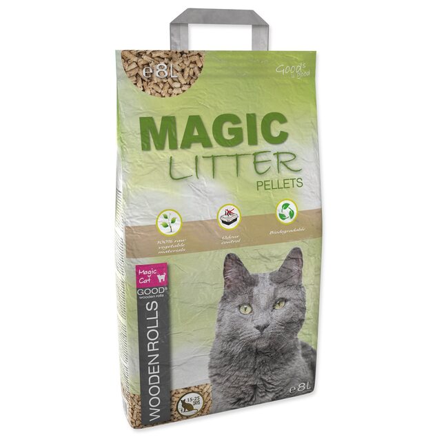 Podstielka Magic Litter Wooden Rolls 8L