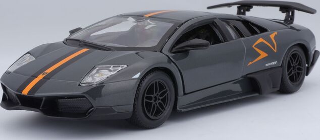 Bburago 1:24 Lamborghini MURCIELAGO LP 670-4 SV Metallic Grau