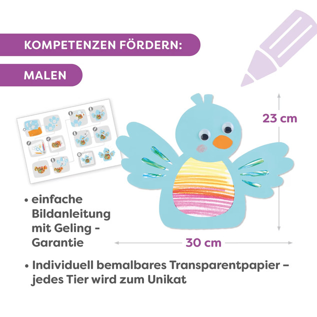 Haba Kreativní sada Malování obrázků na okno Zvířátka