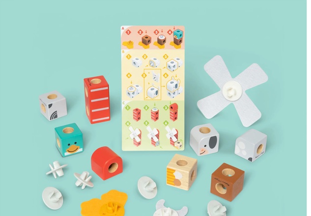 Spin Master Melissa &amp; Doug Blockables stavebnica Farma