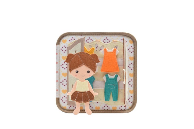 2Kids Toys Libro sensoriale busy Casa con bambola