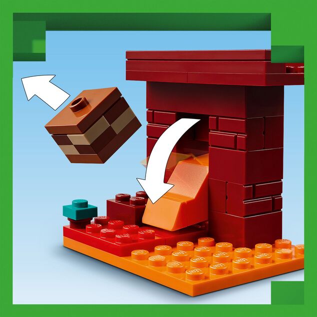 LEGO® Minecraft®  21266 Lávová bitka v Netheri