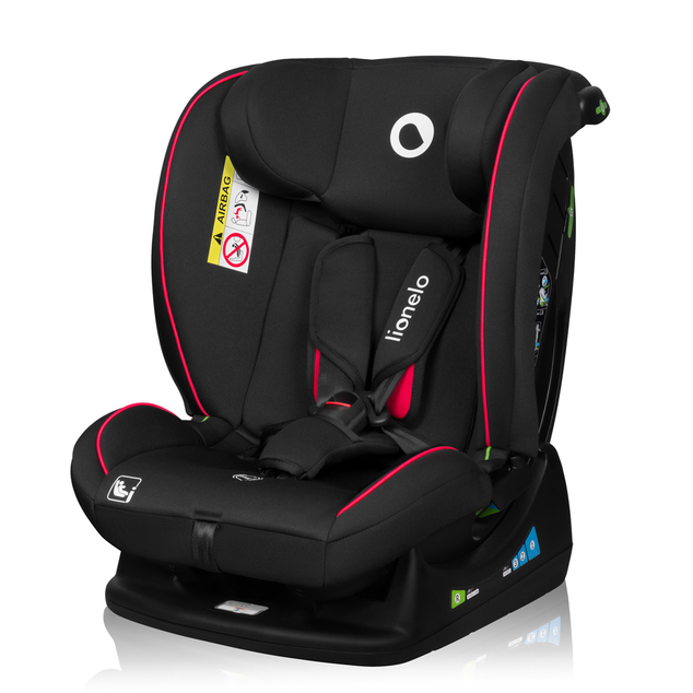 Lionelo Autosedačka Aart i-Size (40-150 cm) Black Carbon Red