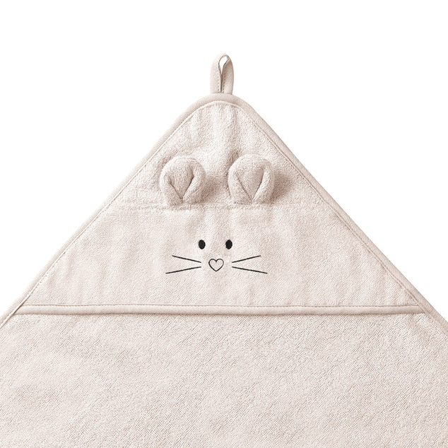 BABYONO Asciugamano in bambù Super Soft Light Beige 100x100 cm