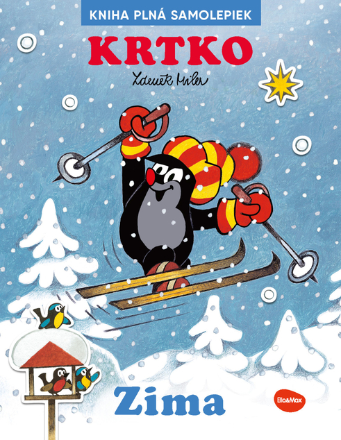 KRTKO a ZIMA  Kniha samolepiek