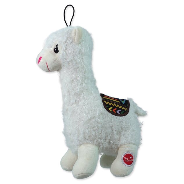 Hračka Dog Fantasy Stuffed Toy lama pískacia mix farieb 26cm