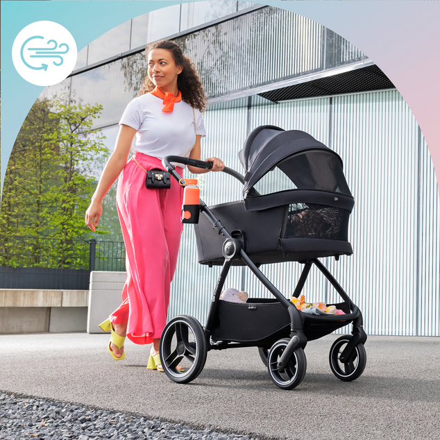 KINDERKRAFT Cochecito combinado Nea 2en1 Midnight Black
