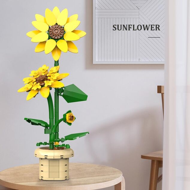 CADA Stavebnica Sunflower 27,4 cm