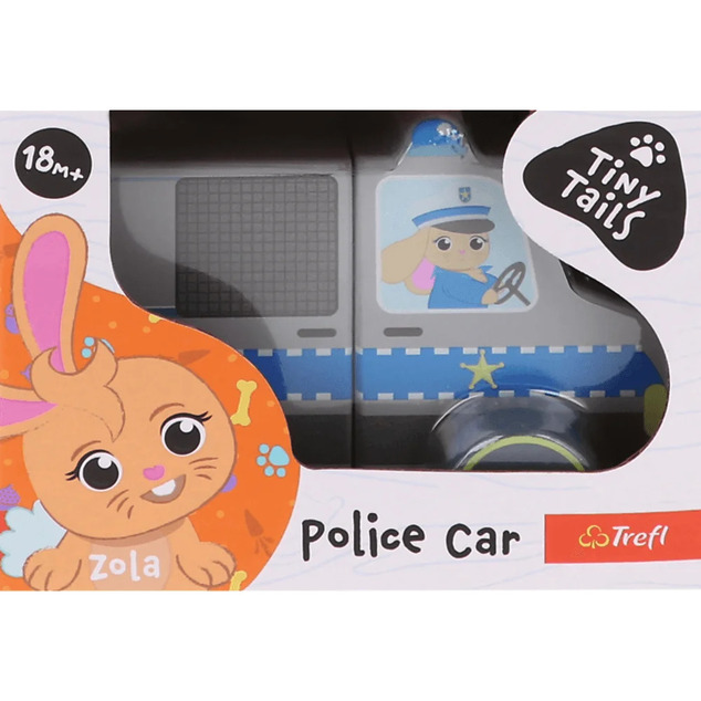 Trefl Magnetické vozidlo - Policajné auto - 2 prvky