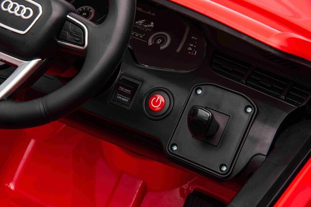 Elektrické Auto Audi Q7 Rot, Einzelplatz, Unabhängige Federung, 12V Batterie